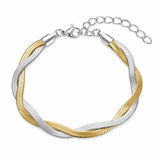 Bracelet tressé duo