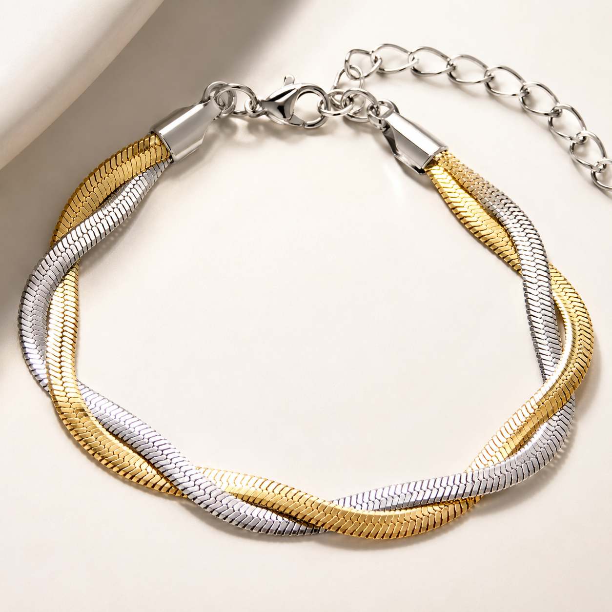 Bracelet tressé duo