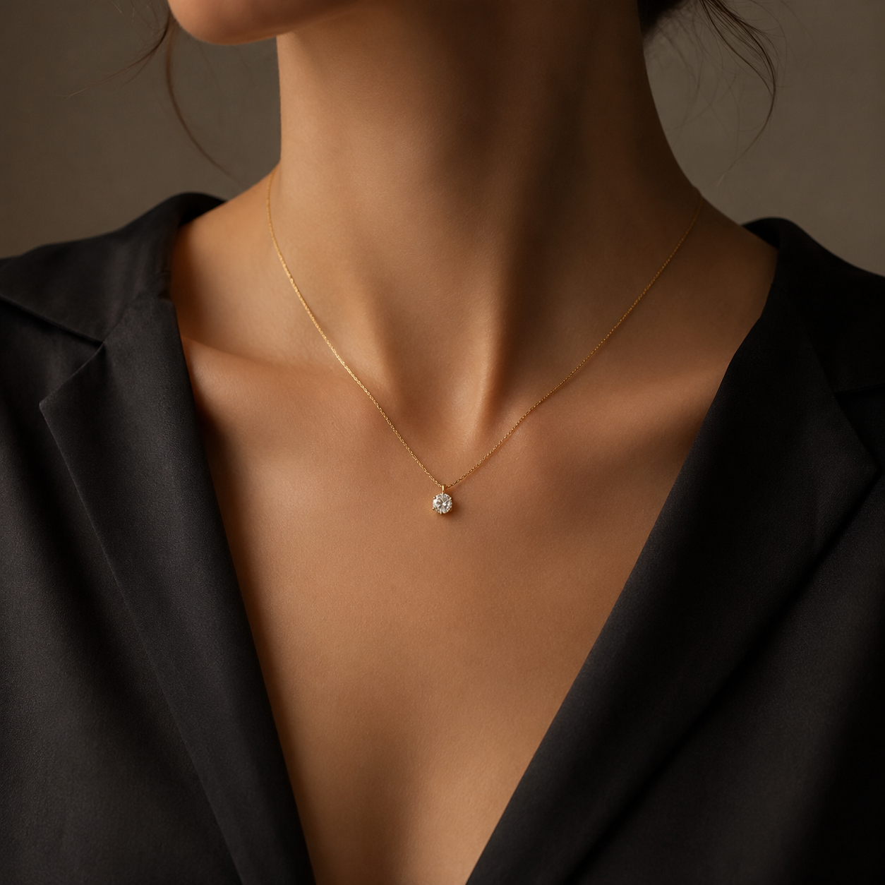 Collier Éclat Solitaire